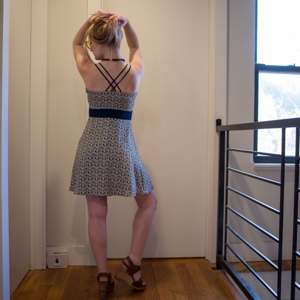 ✨ 5 for $25 | Vintage Abstract Pattern Dress